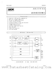 AKD2304 datasheet pdf Asahi Kasei Microsystems
