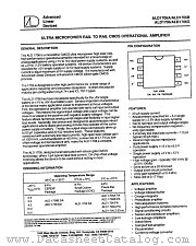 ALD1706Z datasheet pdf Advanced Linear Devices