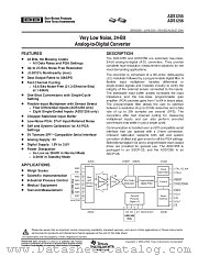 ADS1256 datasheet pdf Burr Brown