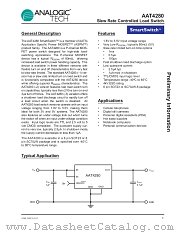 AAT4280IGU-1-T1 datasheet pdf ANALOGIC TECH
