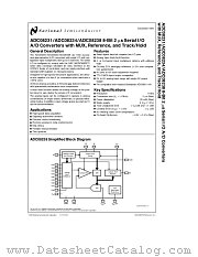 ADC08234BIWM datasheet pdf National Semiconductor