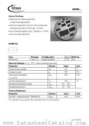 BAR89 datasheet pdf Infineon