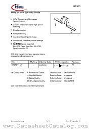 BAS70-T1 datasheet pdf Infineon