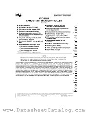 AN87C196 datasheet pdf Intel