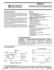 MIC5159-3.0BM6 datasheet pdf Micrel Semiconductor
