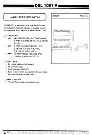 DBL1091 datasheet pdf Daewoo Semiconductor