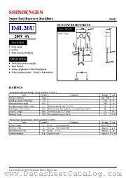 D4L20 datasheet pdf Shindengen