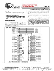 CY7C346-25HI datasheet pdf Cypress
