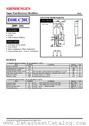 D10LC20 datasheet pdf Shindengen