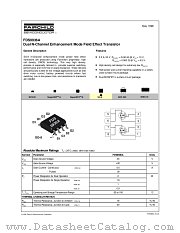 FDS9936 datasheet pdf Fairchild Semiconductor