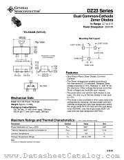 DZ23-B6V8 datasheet pdf General Semiconductor