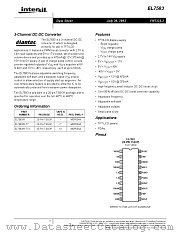 EL7583IR datasheet pdf Intersil