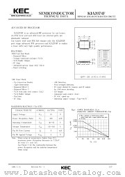 KIA2074F datasheet pdf Korea Electronics (KEC)