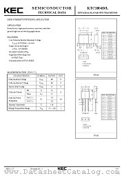 KTC1804 datasheet pdf Korea Electronics (KEC)