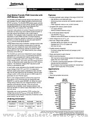 ISL6225CA-T datasheet pdf Intersil