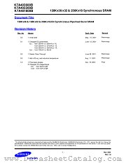 K7A403200B-QC datasheet pdf Samsung Electronic
