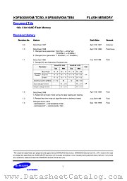 K9F8008W0M-TIB0 datasheet pdf Samsung Electronic