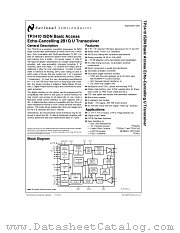 TP3410J datasheet pdf National Semiconductor