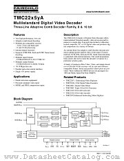 TMC22X5YA datasheet pdf Fairchild Semiconductor