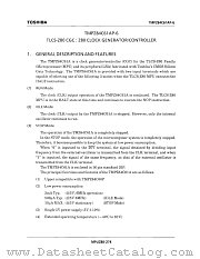TMPZ84C61AP-6 datasheet pdf TOSHIBA