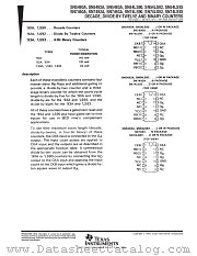 SN5490AW datasheet pdf Texas Instruments