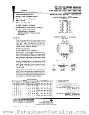 SN54LS195AW datasheet pdf Texas Instruments