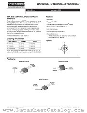 RFP25N06 datasheet pdf Fairchild Semiconductor