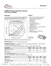 PTF210451E datasheet pdf Infineon