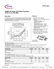 PTF211301 datasheet pdf Infineon