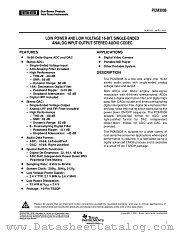PCM3008T2K datasheet pdf Texas Instruments