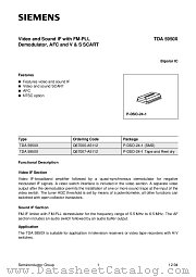TDA5950 datasheet pdf Siemens