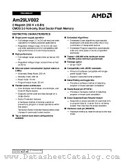 AM29LV002T-90RFCB datasheet pdf Advanced Micro Devices