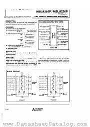 M5L8226P datasheet pdf Mitsubishi Electric Corporation