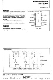 M51320P datasheet pdf Mitsubishi Electric Corporation