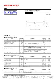 K1V26W datasheet pdf Shindengen