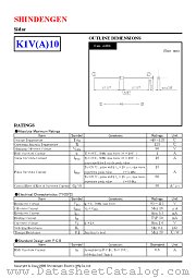 K1VA10 datasheet pdf Shindengen