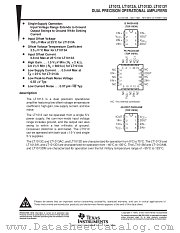 LT1013FK datasheet pdf Texas Instruments