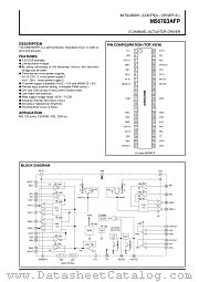 M56783 datasheet pdf Mitsubishi Electric Corporation