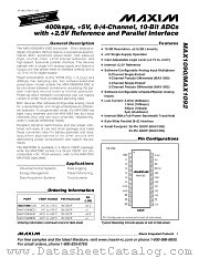 MAX1090ACEI datasheet pdf MAXIM - Dallas Semiconductor