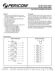 PI74FCT2244CTL datasheet pdf Pericom Technology