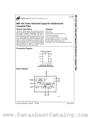 MF4CN-50 datasheet pdf National Semiconductor