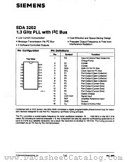 SDA3202 datasheet pdf Siemens