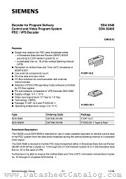SDA5648 datasheet pdf Siemens