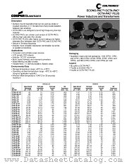 CTXXX datasheet pdf Coiltronics