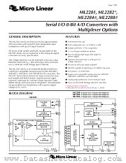 ML2282CIP datasheet pdf Micro Linear