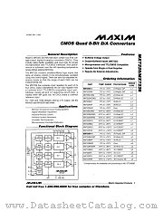 MX7226K datasheet pdf MAXIM - Dallas Semiconductor