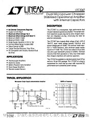 LTC1047C datasheet pdf Linear Technology