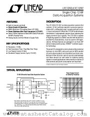 LTC1292CCN8 datasheet pdf Linear Technology