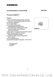 SDE2506 datasheet pdf Siemens