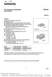 TBB200 datasheet pdf Siemens
